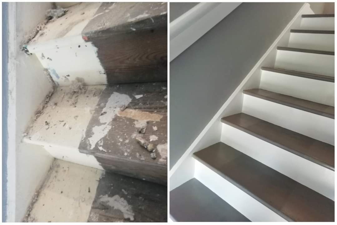 Wood renovation — Newton Aycliffe — MJ Painting and Decorating